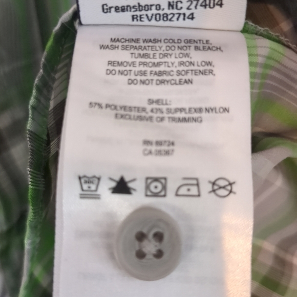 NWOT Columbia Shirt Mens 2XL Insect Blocker Technology Plaid Gorpcore Outdoor - Picture 9 of 12